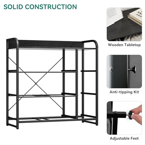 YITAHOME Dresser with 7 Drawers Storage Tower, Organizer Unit for Bedroom, Living Room, Hallway, Closets & Sturdy Steel Frame, Wooden Top & Easy Pull Fabric Bins YITAHOME