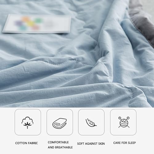 RDIAYDN Lightweight Summer Duvet, Single Summer Duvet, Thin and Light, Soft and Breathable Quilt for Double Bed, Quilted Machine Washable (F, 200 x 230 cm) RDIAYDN