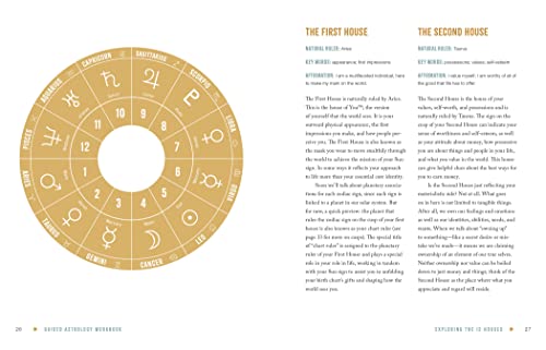 Guided Astrology Workbook: A Step-by-Step Guide for Deep Insight into Your Astrological Signs, Birth Chart, and Life (Guided Metaphysical Readings) WoodArtSupply