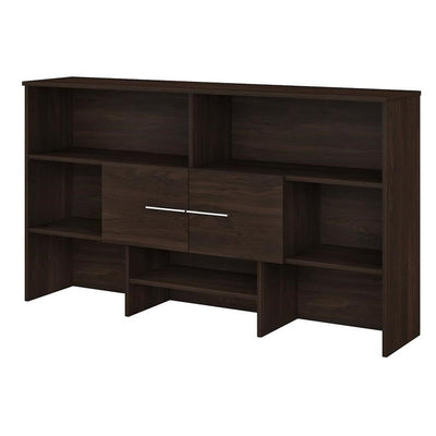 Bush Business Furniture Office 500 72W Desk Hutch, Black Walnut