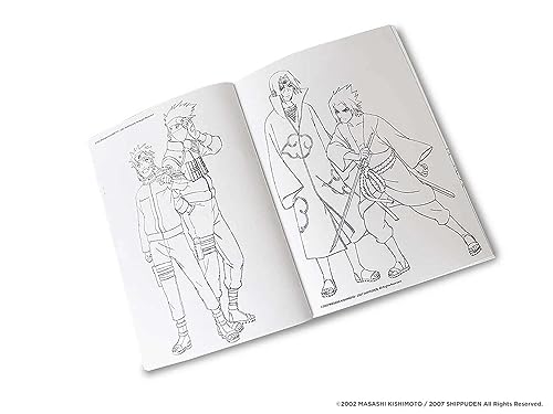 NARUTO SHIPPUDEN: The Official Coloring Book WoodArtSupply