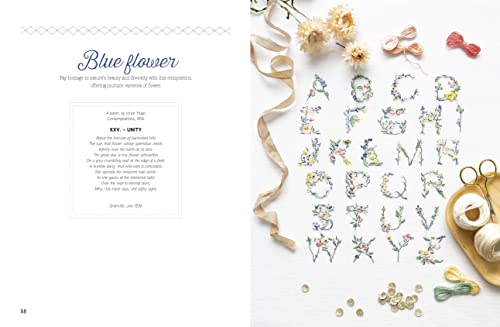 Cross Stitch Alphabets: 14 beautiful designs inspired by the natural world Search Press