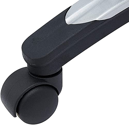 Modway Edge Drafting Chair - Reception Desk Chair - Flip-Up Arm Drafting Chair in Black Modway