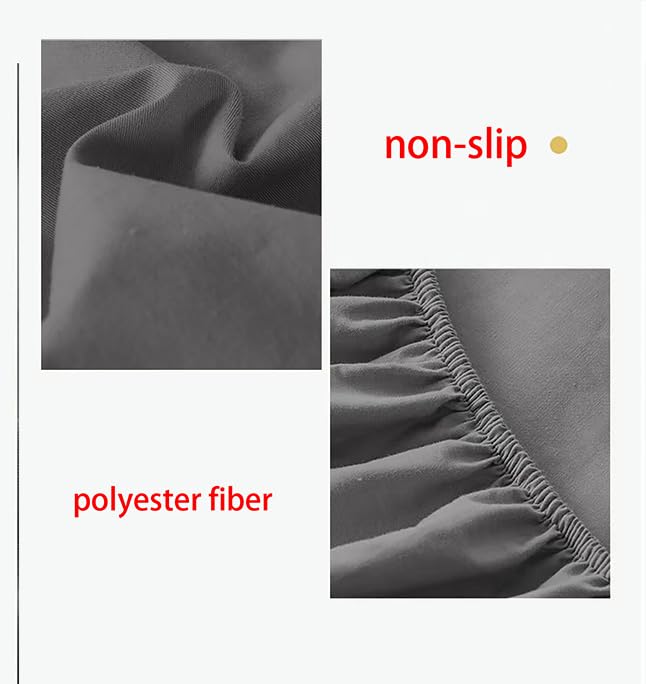 AEHISDHIE Queen Sheet Sets Air Mattress Sheets - 3 Pieces Queen Sheets Sets 16 to 24 inch - Inflate Without Disassembly Convenient & Firm Easy to use Air Mattress (Gray,Queen) AEHISDHIE