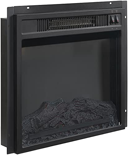 Crosley Furniture Camden Corner Fireplace TV Stand for 50+ inch TVs, Entertainment Center with Storage Shelves, Dark Walnut Crosley Furniture