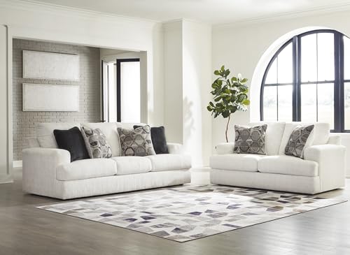 Signature Design by Ashley Karinne Coastal Sofa with Non-skid Legs, White Signature Design by Ashley