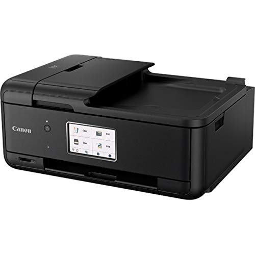 Canon TR8620 All-in-One Printer for Home Office | Copier |Scanner| Fax |Auto Document Feeder | Photo and Document Printing | Airprint (R) and Android Printing, Black Canon