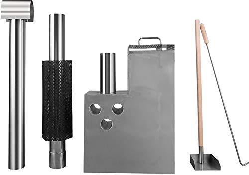 Canadian Redwood Cedar 5' Outdoor Wood-Fired Hot Tub Sauna Spa Bathtub Tub, with Paddle MCP Hot Tub