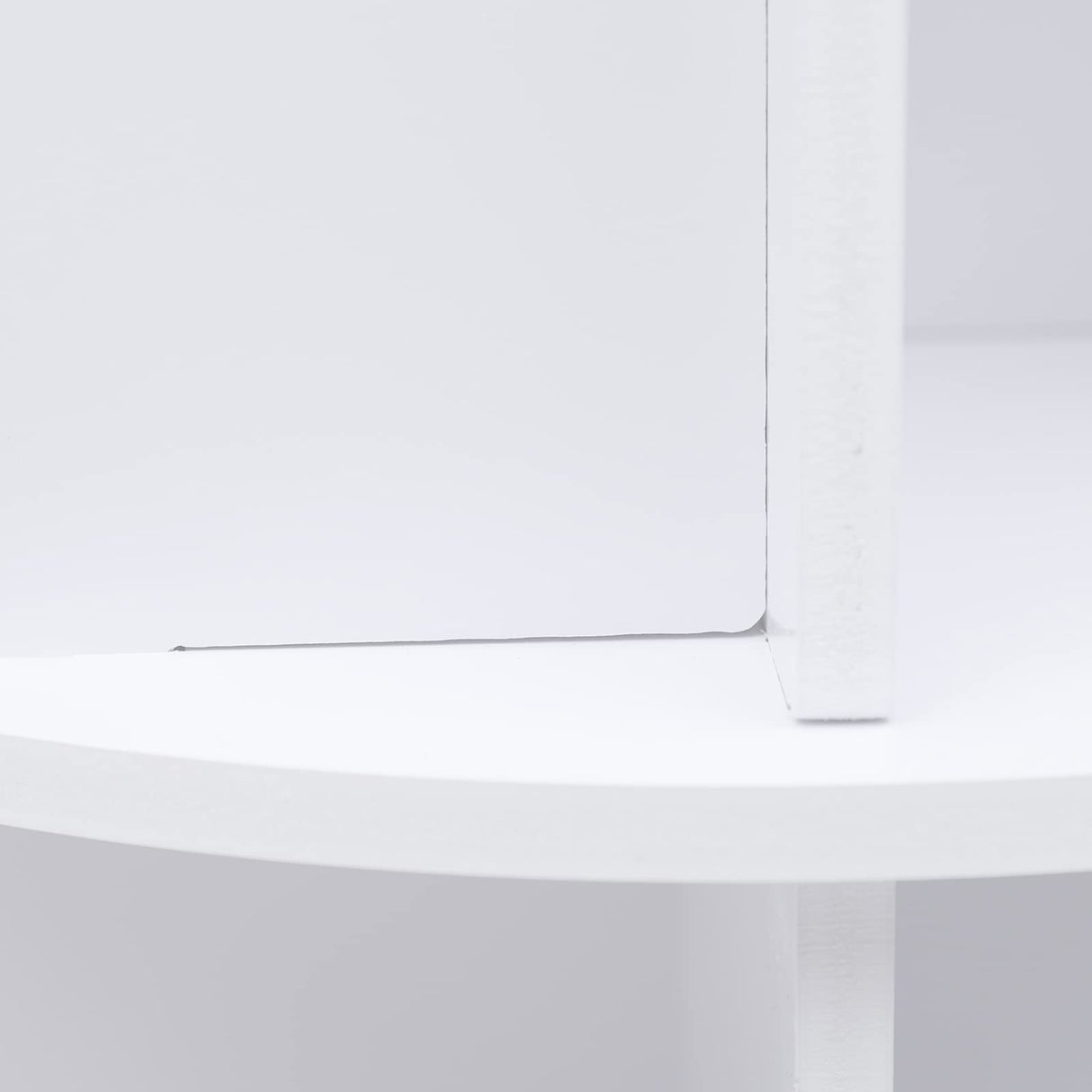 HAPPCUCOE 360° Rotating 4-Tier Bookcase - Stylish Floor Standing Organizer for Any Space HAPPCUCOE