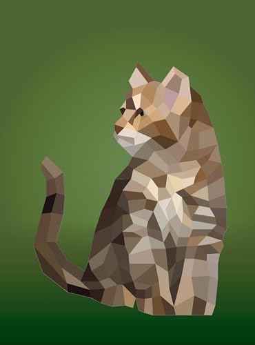 Paint by Sticker: Cats: Create 12 Stunning Images One Sticker at a Time! Workman