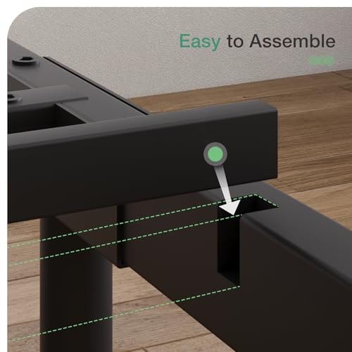 Novilla Full Size Bed Frame with Headboard and Footboard, 14 Inch Metal Platform Bed Frame, Under Bed Storage, Strong Metal Slats Support, Mattress Foundation No Box Spring Needed Novilla