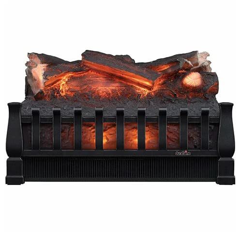 Duraflame 20" Electric Fireplace Log Set Insert and Fire Crackler Combo with Infrared Quartz Set Heater and Realistic Ember Bed and Logs - DFI021ARU-CSFC Duraflame