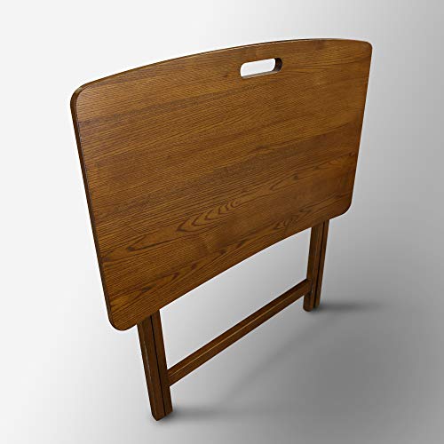 American Trails Presto Products Company Arizona Folding Table with Solid Red Oak,Warm Brown American Trails