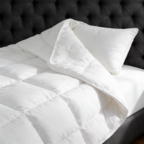 Warm Duvet Insert Full/Queen- All Season 1800 Series Luxury Goose Down Alternative Comforter, Breathable,Hotel Luxury Bedding Comforters -White Pantrypoet