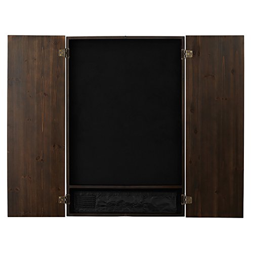 Viper by GLD Products Metropolitan Solid Wood Electronic Soft Tip Dartboard Cabinet: Cabinet Only (No Dartboard), Espresso Finish, One Size (40-0408) Viper