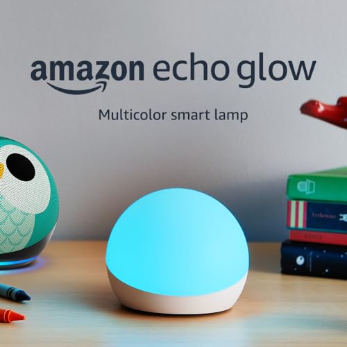 Echo Glow - Multicolor smart lamp, Works with Alexa Amazon