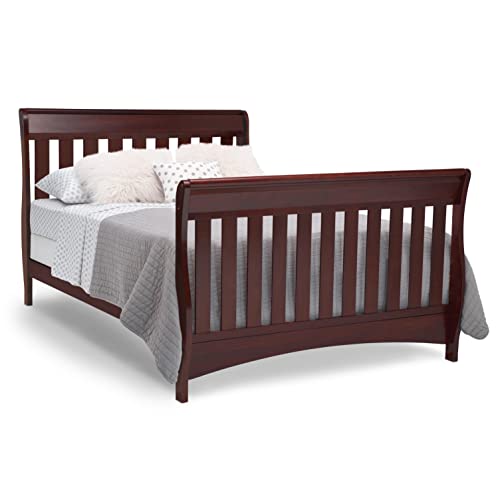 Delta Children Bentley S Series 4-in-1 Convertible Baby Crib, Black Cherry Espresso Delta Children