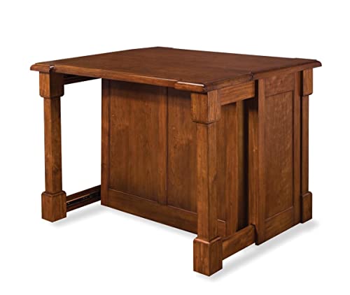 Aspen Rustic Cherry Kitchen Island by Home Styles homestyles