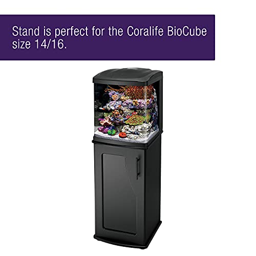 Coralife BioCube Aquarium Fish Tank Wood Stand For 16 Gallon Size Coralife