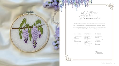 Unofficial Bridgerton Embroidery: 20 Patterns Inspired by the World of Regency Romance WoodArtSupply