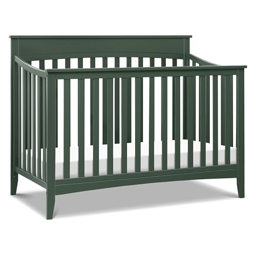 DaVinci Grove 4-in-1 Convertible Crib in Forest Green, Greenguard Gold Certified DaVinci