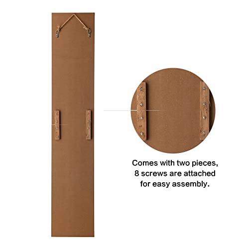 Glitzhome Wooden Welcome Sign for Front Door Porch Farmhouse Christmas Wall Hanging Nutcracker Sign Primitive Porch Sign for Christmas Festivals, 60”H glitzhome