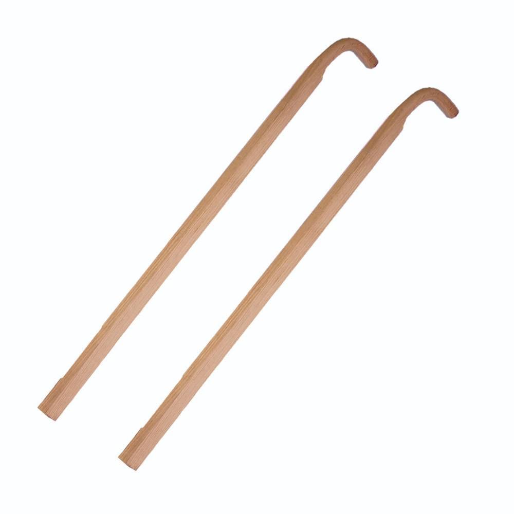 Lehman's 48" Wooden Cultivator Handles, Replacement Set of 2 for Low and High Wheel Cultivators Farm Garden, Amish Made Lehman's