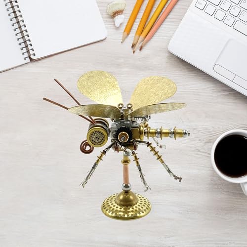 3D Metal Puzzle, Steampunk Butterfly Insect Bug Mechanical Model, Making Kit DIY Projects Metal Building Adult Hobby Kits for Men for Birthday(Butterfly-HD5)