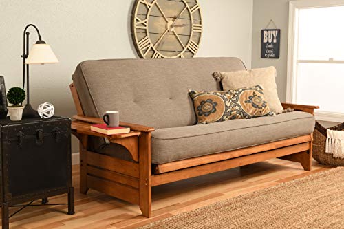 Kodiak Furniture Phoenix Futon Set, Full, Linen Stone Kodiak Furniture
