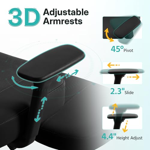 AreShark Criss Cross Office Chair with Armrest Wheels & Stretchable Rotating Footrest, Ergonomic Cross Legged Swivel Chair with Back Support& Adjustable Height for Yoga Kneeling Meditation Home Office AreShark