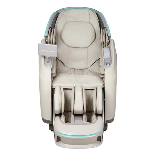 Osaki Apex Duo 5D+4D SL-Track Massage Chair with Smart Pressure Sensors, Micro-Space Saving Technology, Taupe Osaki