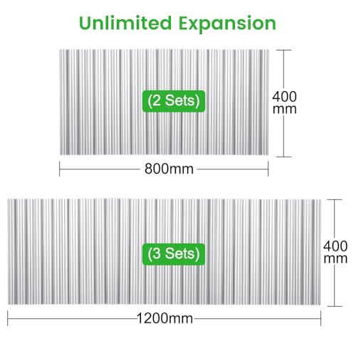 Tyvok Honeycomb Laser Bed 400×400mm/400×300mm (15.75×15.75"/15.75×11.81") for Laser Engraver & Cutter, Wide Fit, Aluminum, Fast Heat & Smoke Dissipation, Desktop Protection Tyvok