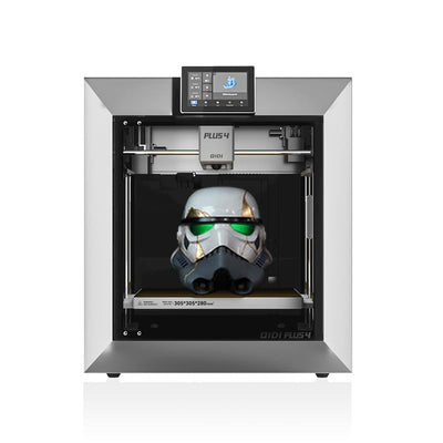 QIDI PLUS4 3D Printer, Max 600mm/s High-Speed, Auto Leveling, 370°C High Temp Extruder, 65°C Heated Chamber, Less Ringing and Ghosting, Supports PPS-CF Filament, Large Build Size 12"x12"x11"