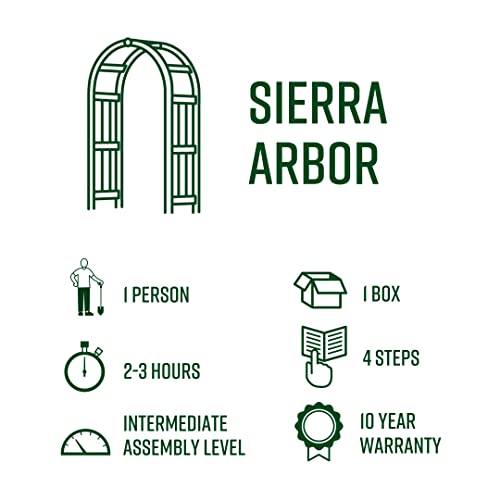 Sierra 39"W x 81"H Composite Vinyl Arbor Vita
