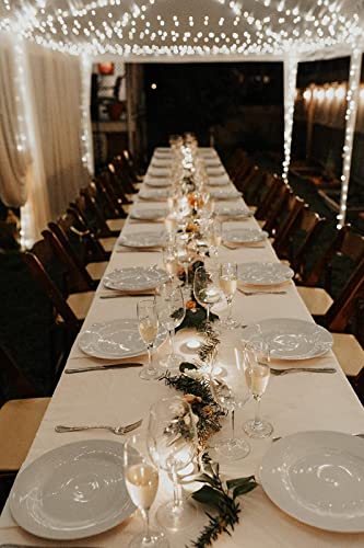 Quictent 10x30 Heavy Duty Party Tent with 6 Removable Mesh Windows & Ventilation - Waterproof Outdoor Canopy Tent for Weddings, Backyard Events, Shelter, UV Protection (White) Quictent