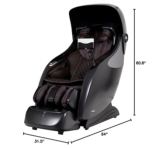 Osaki OP-Ai Xrest 4D+ SL-Track Massage Chair with Thorough Shoulder Massage, Muscle Tension Detection, Smart Voice Control, Brown Osaki