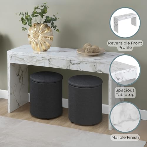 Northfield Entryway Hall Console Table/Desk Convenience Concepts