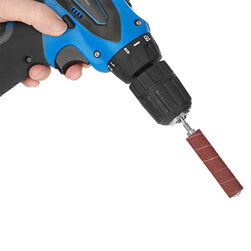 125 Speed Drum Sander Kit, Spindle Sanding Drum Sander Tool Kit Set with Case for Drill Press, for Sanding Contours, Flexible Shaft, Home Improvement 125