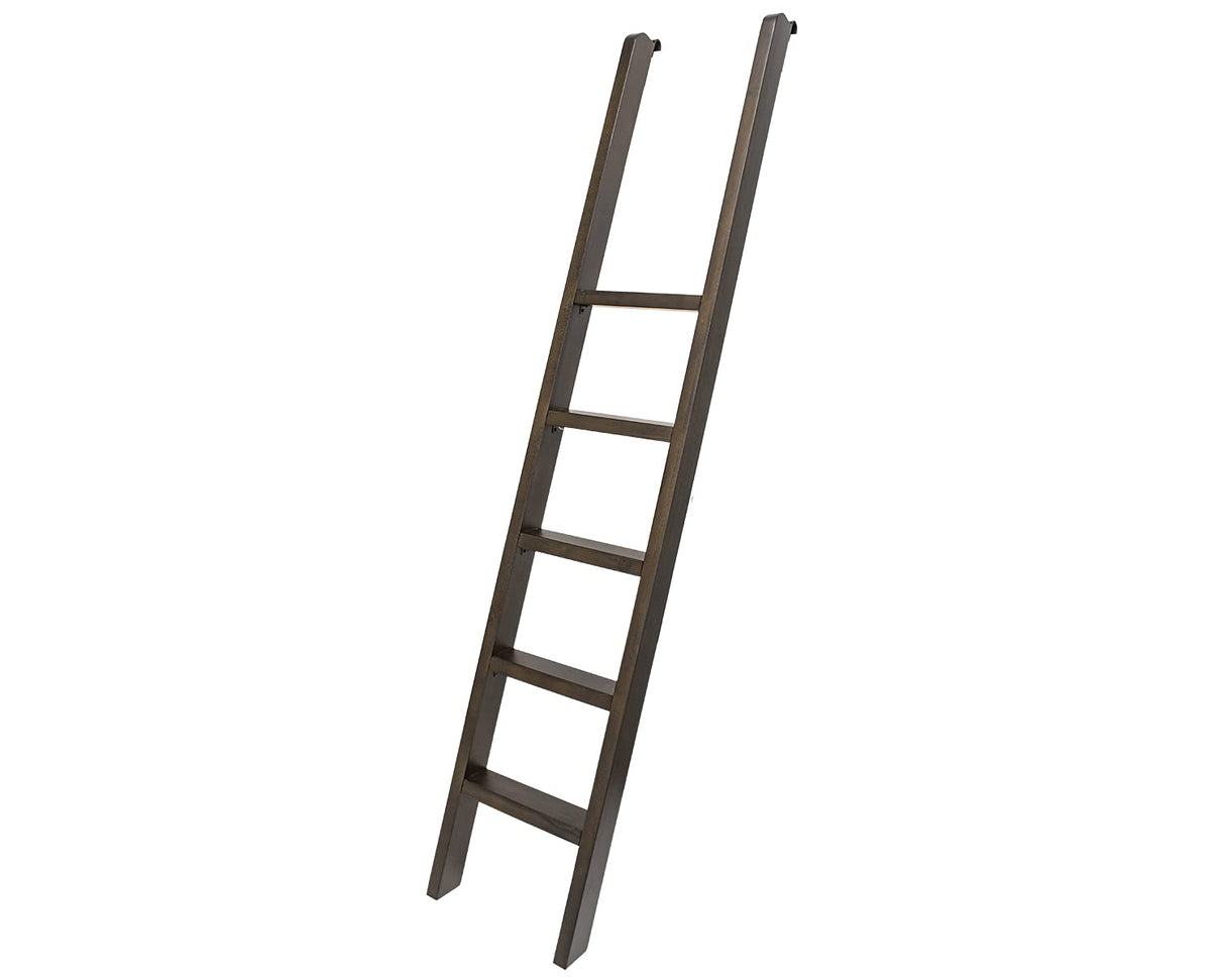 Martin Furniture Bookcase Wall with Wood Ladder, Brown, IMSA4094-KIT Martin Furniture