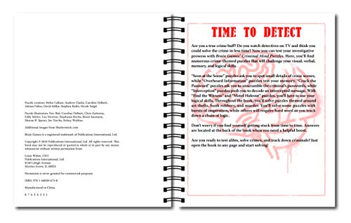 Brain Games - Criminal Mind Puzzles Publications International, Ltd.