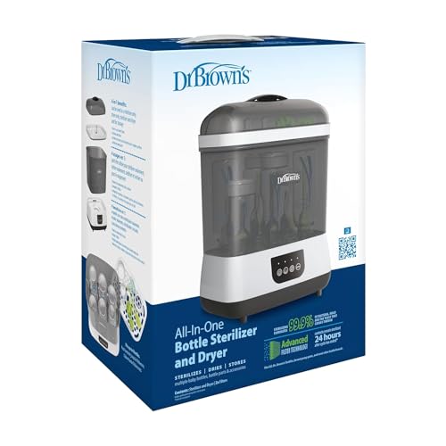 Dr. Brown's All-in-One Sterilizer and Dryer for Baby Bottles, Parts & Other Newborn Essentials Dr. Brown's