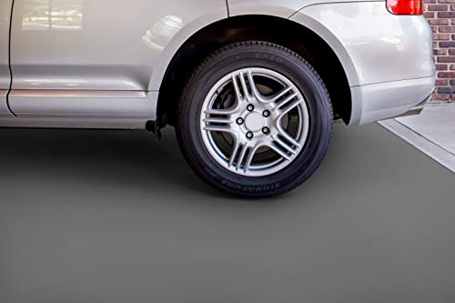 KILZ 1-Part Epoxy Acrylic Concrete and Garage Floor Paint, Interior/Exterior, Satin, Slate Gray, 1 Gallon KILZ