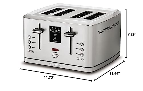 Cuisinart CPT-740 4-Slice Digital MemorySet Toaster, Stainless Steel Cuisinart
