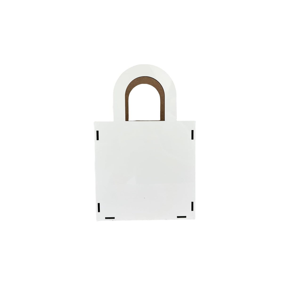 HAN SHENG Wooden Hardboard Sublimation Blanks Storage Box with Handle Handmade Creative Basket Picture Frame Ornaments for DIY Craft Home Decor HAN SHENG