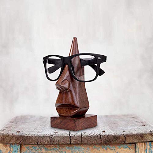 ARTISENIA Handmade Wooden Spectacle Eyeglass Holder Display Stand | Home Office Décor Spectacle Stand ARTISENIA