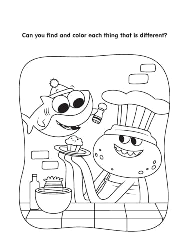 Super Simple™ Sing & Color: Baby Shark Coloring Book (Super Simple Kids Coloring Books) WoodArtSupply