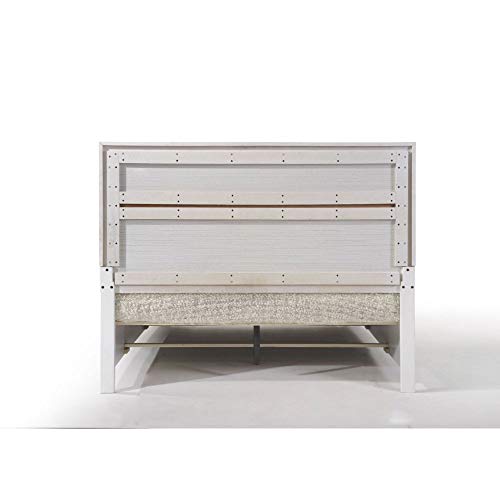 Acme Naima Queen Wooden Storage Bed in White ACME Furniture