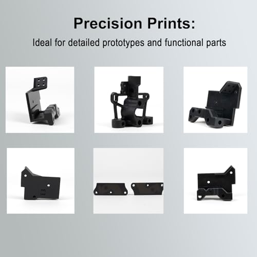 Siraya Tech Blu Lava Black: Ultra-Tough PC-Like 3D Printing Resin | High-Strength, High-Resolution, Functional Printing, Engineering-Grade Printer Resin for LCD/DLP Printers (1kg) Siraya Tech