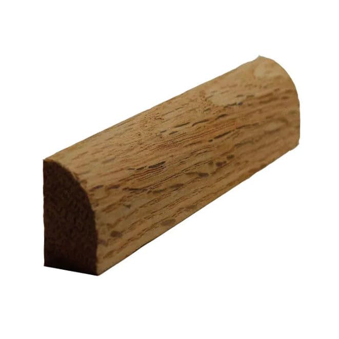 EWBS11 Baseboard Shoe Quarter Round and Doorstop, 1/2" x 3/4", Cherry, 94" Newmouldings