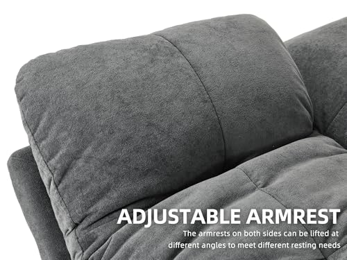 YITAHOME Convertible Futon Sofa Bed, 70" Folding Futon Set for Living Room Home Office Aprtment, Modern Futon Couch with Adjustable Backrest & Armrests, Recliner Lounge, Loveseat Sofa YITAHOME